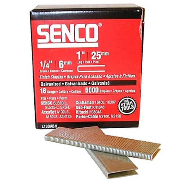 Hd Senco L Series 1.25 in., 18 Gauge Galvanized Staples CAL15BAB - main